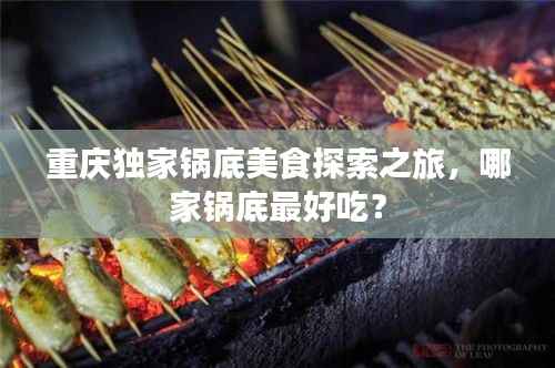 重庆独家锅底美食探索之旅,哪家锅底最好吃?