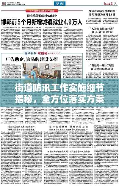 街道防汛工作实施细节揭秘，全方位落实方案保障安全度汛